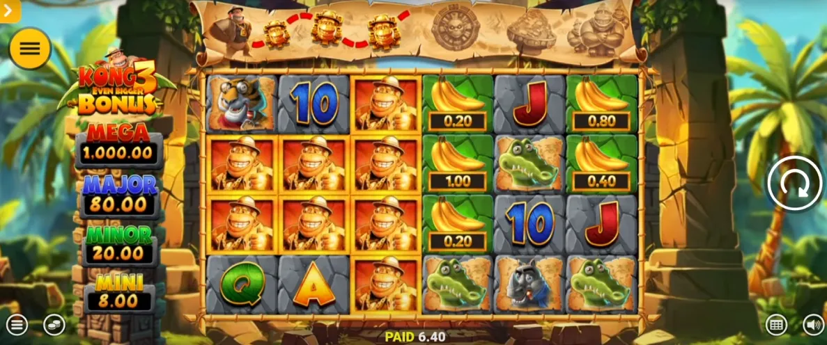 King Kong Cash Even Bigger Bananas 3 Slot